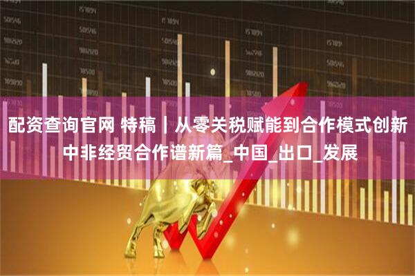 配资查询官网 特稿｜从零关税赋能到合作模式创新 中非经贸合作谱新篇_中国_出口_发展